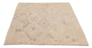 Tappeto Kilim Geometrico Beige Avorio 132x178 Cm