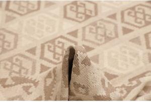 Tappeto Kilim Stilizzato Beige Avorio 245x279 Cm