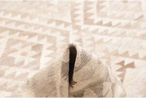 Tappeto Kilim Geometrico Beige Rosa Antico 207x286 Cm