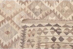 Tappeto Kilim Geometrico Beige Avorio 198x291 Cm