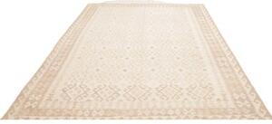 Tappeto Kilim Geometrico Avorio Beige 204x302 Cm