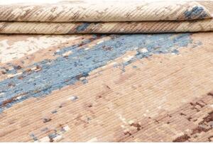 Tappeto Berbero Astratto Beige Azzurro 169x246 Cm