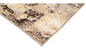 Tappeto Berbero Astratto Beige Azzurro 197x302 Cm
