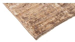 Tappeto Berbero Patchwork Beige Marrone Tortora Corsia 88x399 Cm