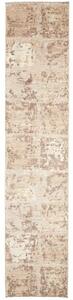 Tappeto Berbero Geometrico Beige Avorio Corsia 84x399 Cm
