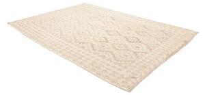 Tappeto Kilim Geometrico Beige Avorio 203x281 Cm
