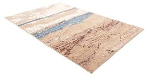 Tappeto Berbero Astratto Beige Azzurro 169x246 Cm