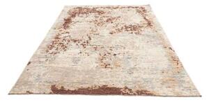 Tappeto Berbero Astratto Beige Ruggine 174x250 Cm