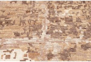 Tappeto Berbero Patchwork Beige Marrone Tortora Corsia 88x399 Cm