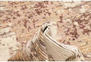 Tappeto Berbero Astratto Rosa Antico Beige 167x253 Cm