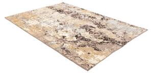 Tappeto Berbero Astratto Beige Marrone Scuro 164x237 Cm