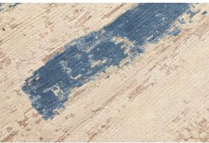 Tappeto Berbero Geometrico Avorio Blu 174x236 Cm