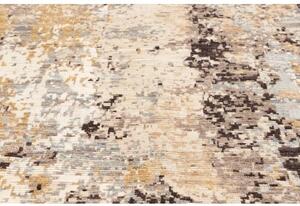 Tappeto Berbero Astratto Beige Marrone Scuro 164x237 Cm