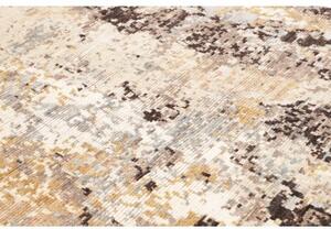 Tappeto Berbero Astratto Beige Marrone Scuro 164x237 Cm