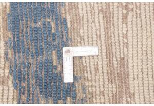 Tappeto Berbero Geometrico Avorio Blu 174x236 Cm