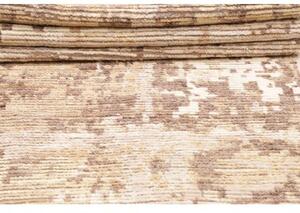 Tappeto Berbero Geometrico Beige Avorio Corsia 84x399 Cm