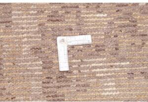 Tappeto Berbero Geometrico Beige Avorio Corsia 84x399 Cm