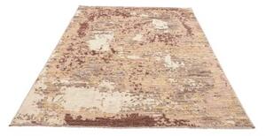 Tappeto Berbero Astratto Rosa Antico Beige 167x253 Cm