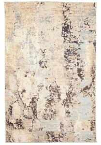 Tappeto Berbero Astratto Beige Azzurro 197x302 Cm