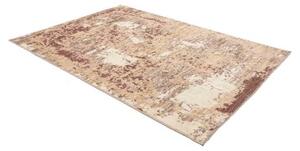 Tappeto Berbero Astratto Rosa Antico Beige 167x253 Cm