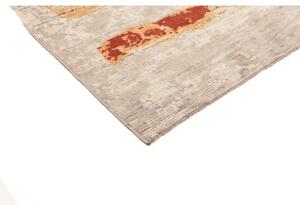 Tappeto Berbero Geometrico Grigio Beige 169x239 Cm