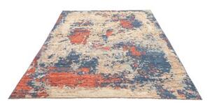 Tappeto Berbero Astratto Blu Beige 173x257 Cm