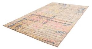Tappeto Berbero Astratto Beige Blu 200x299 Cm