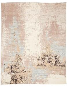 Tappeto Berbero Astratto Rosa Antico Beige 241x304 Cm