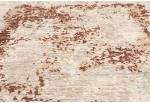 Tappeto Berbero Astratto Beige Ruggine 174x250 Cm