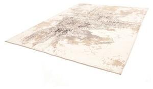 Tappeto Berbero Astratto Avorio Grigio 246x300 Cm
