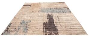 Tappeto Berbero Astratto Beige Marrone Quadrato 242x281 Cm