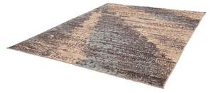 Tappeto Berbero Astratto Grigio Scuro Beige 231x285 Cm