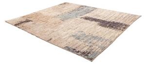 Tappeto Berbero Astratto Beige Marrone Quadrato 242x281 Cm