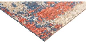 Tappeto Berbero Astratto Blu Beige 173x257 Cm