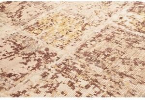 Tappeto Berbero Patchwork Beige Marrone 193x303 Cm