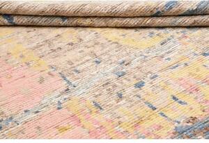 Tappeto Berbero Astratto Beige Blu 200x299 Cm