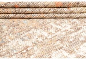 Tappeto Berbero Astratto Tortora Avorio 233x313 Cm