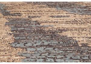 Tappeto Berbero Astratto Grigio Scuro Beige 231x285 Cm
