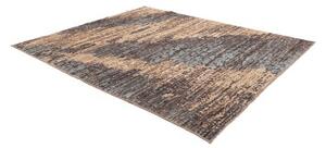 Tappeto Berbero Astratto Grigio Scuro Beige 231x285 Cm