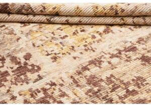 Tappeto Berbero Patchwork Beige Marrone 193x303 Cm