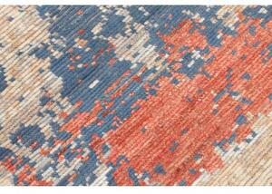 Tappeto Berbero Astratto Blu Beige 173x257 Cm
