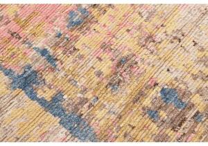 Tappeto Berbero Astratto Beige Blu 200x299 Cm
