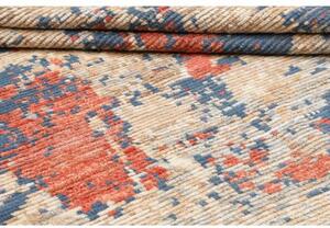 Tappeto Berbero Astratto Blu Beige 173x257 Cm