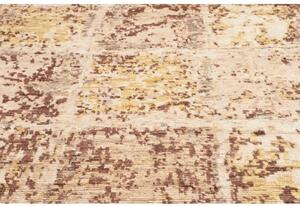 Tappeto Berbero Patchwork Beige Marrone 193x303 Cm
