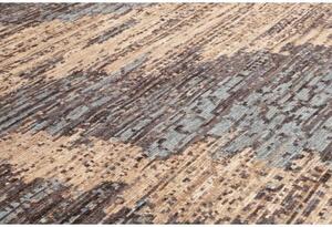 Tappeto Berbero Astratto Grigio Scuro Beige 231x285 Cm