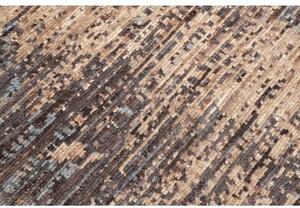 Tappeto Berbero Astratto Grigio Scuro Beige 231x285 Cm