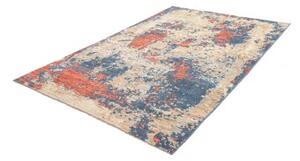 Tappeto Berbero Astratto Blu Beige 173x257 Cm