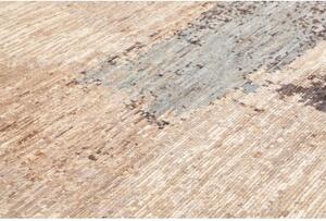 Tappeto Berbero Astratto Beige Marrone Quadrato 242x281 Cm
