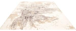 Tappeto Berbero Astratto Avorio Grigio 246x300 Cm