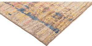 Tappeto Berbero Astratto Beige Blu 200x299 Cm